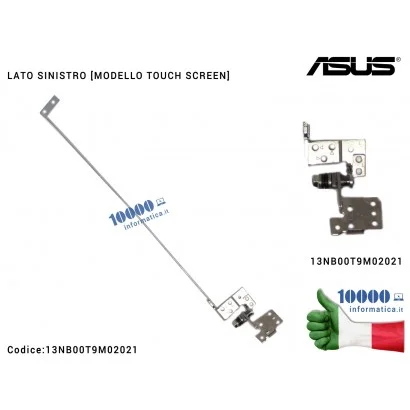 13NB00T9M01011 Cerniera Hinge [SX] [TOUCH] ASUS X550LD F550 X550C K550C A550C X550V X550VP X550LA (MODELLO TOUCH) [LATO SINIS...