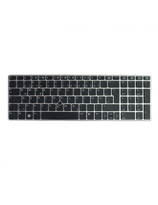 701986-061 701986-061 HP Tastiera Keyboard with pointing stick for use on HP EliteBook 8570p Notebook PC computer models equi...