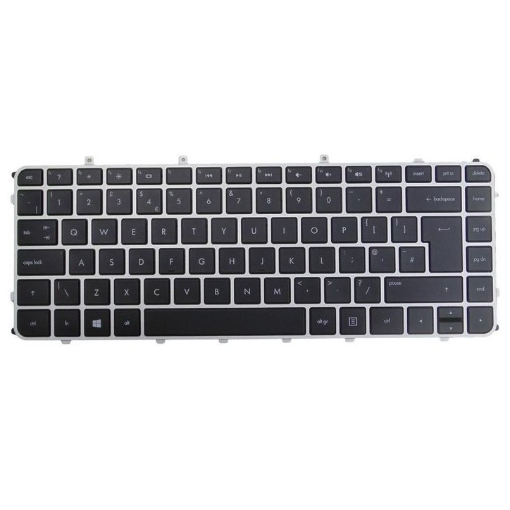 698838-061 HP Tastiera Keyboard (Italy) Black