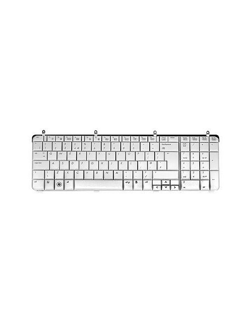 508310-061 508310-061 HP Full size 13.4-inch (IMR Moonlight White) Windows Vista Tastiera Keyboard (US) - UV painted with int...