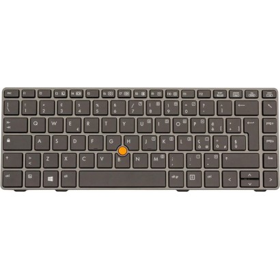 702651-061 702651-061 HP Tastiera Keyboard with pointing stick for use on HP EliteBook 8470p Notebook PC computer models equi...