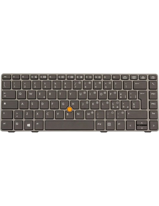 702651-061 HP Tastiera Keyboard with pointing stick for use on HP EliteBook 8470p Notebook PC computer models equipped with the 