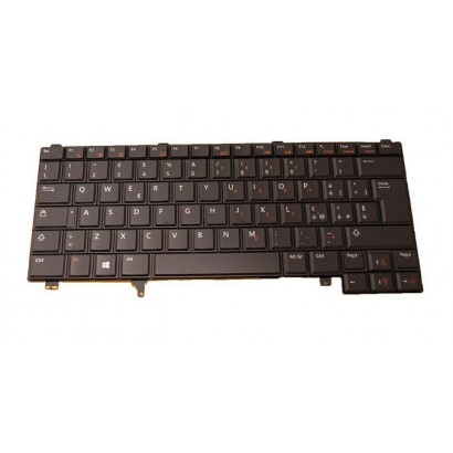 7P3XP Dell EMEA Only Tastiera Keyboard Italian 84 Keys Backlit Black Darfon Electronics Corp 07P3XP