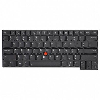 FRU01YP257 Lenovo Tastiera Keyboard for Lenovo Thinkpad T480s/E480/L480 Notebook 01YP257