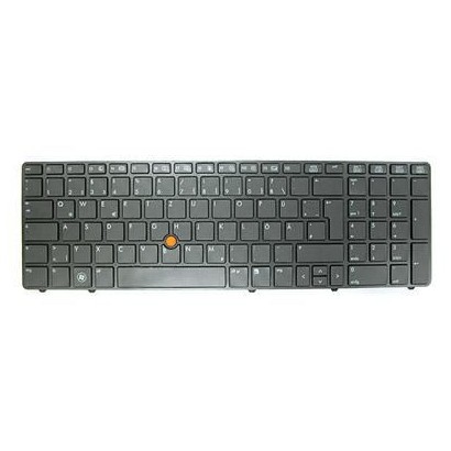 703149-061 HP Tastiera Keyboard with backlight numeric keypad and pointing stick for use only on...