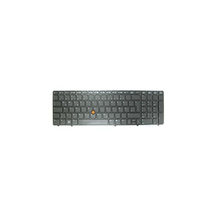 703149-061 HP Tastiera Keyboard with backlight numeric keypad and pointing stick for use only on computer models equipped with t
