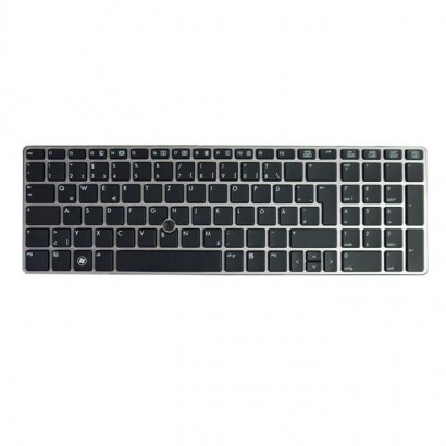 686318-061 HP Tastiera Keyboard with pointing stick for use on HP EliteBook 8570p Notebook PC...