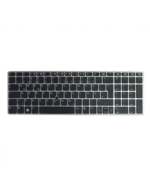 686318-061 HP Tastiera Keyboard with pointing stick for use on HP EliteBook 8570p Notebook PC computer models equipped with the 