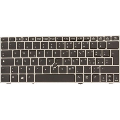 705614-061 705614-061 HP Tastiera Keyboard with backlight and pointing stick for use on computer models equipped with the Win...