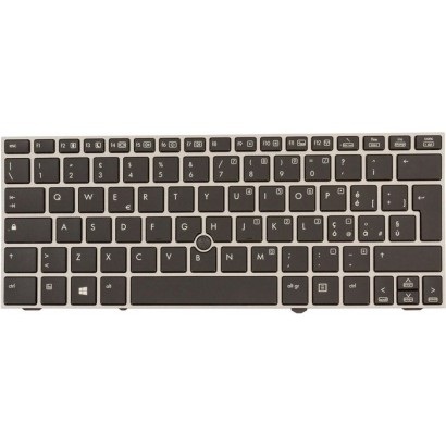 705614-061 HP Tastiera Keyboard with backlight and pointing stick for use on computer models...