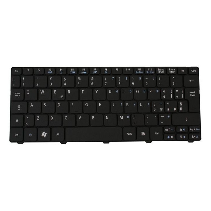 KB.I100A.072 Acer Tastiera Keyboard ACER NT0T_A10B NT0T Internal 10 Standard 85KS Black Italian KB.I100A.072 Acer Tastiera Keyboard ACER NT0T_A10B NT0T Internal 10 Standard 85KS Black Italian