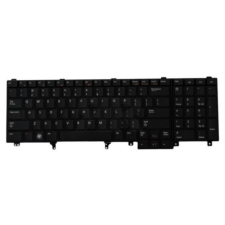 69MP6 Dell Italy Tastiera Keyboard Italian 105 Keys Black ENS3 Windows 8 069MP6