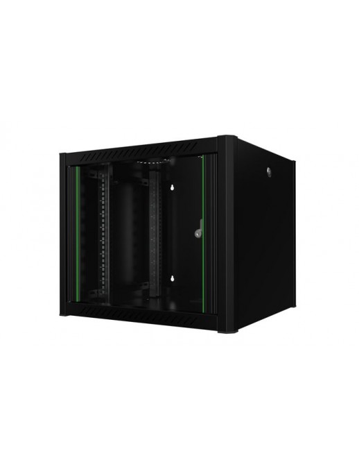 RWP09U56BL Lanview by Logon 19'' Rack Cabinet 9U 60 x 56 Wallmount Pro RWP09U56BL