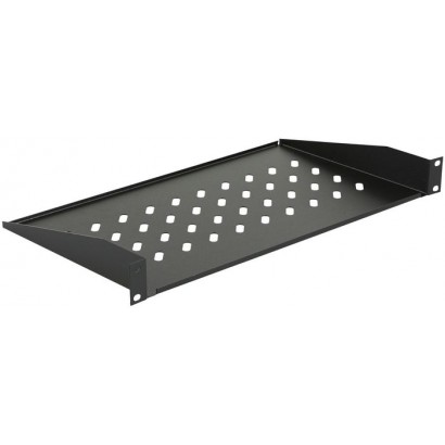 RAS200BL RAS200BL Lanview by Logon 1U 19" D250mm RACK MOUNT SHELF BLACK RAS200BL