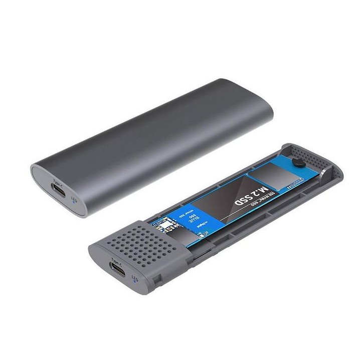 MSUB3304 CoreParts USB3.2 Type-C Tool free Enclosure for M.2 PCIe NVMe/SATA SSDs