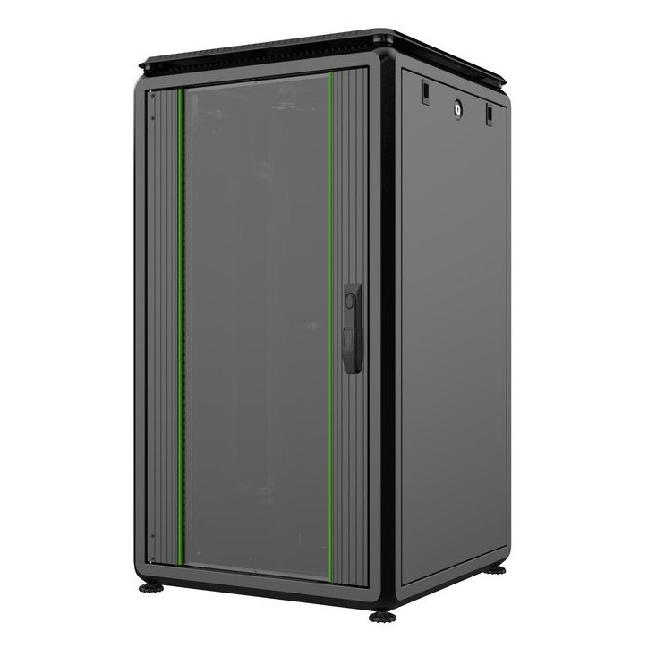 RDL20U66BL Lanview by Logon 19'' 20U Rack Cabinet 600 x 600mm Data Line RDL20U66BL