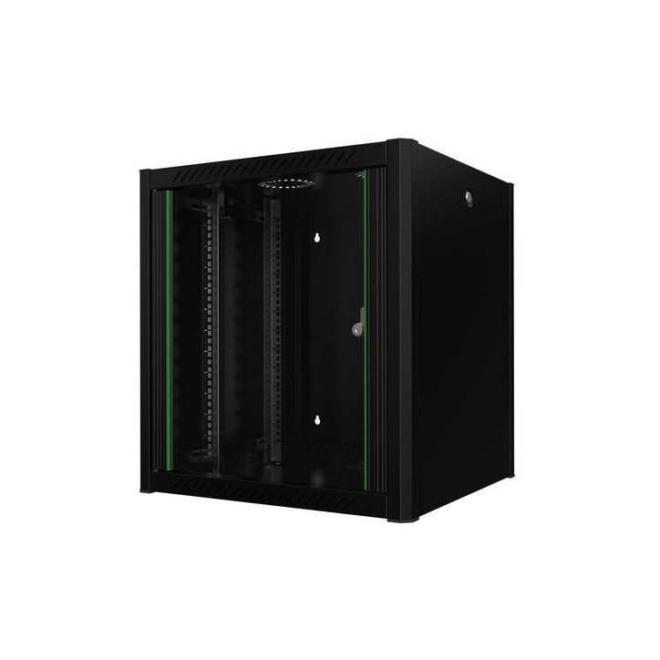 RWP12U56BL Lanview by Logon 19'' Rack Cabinet 12U 60 x 56 Wallmount Pro RWP12U56BL