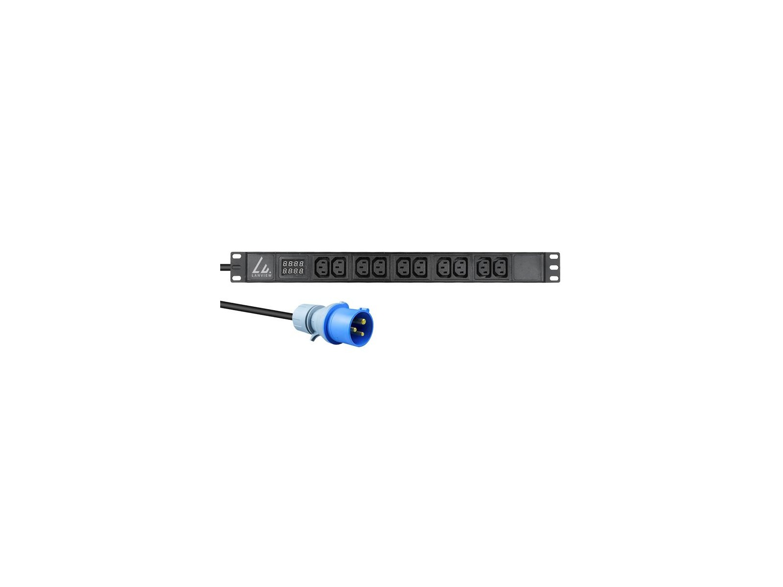 LVR-3MIEC-AMP-10C13 LVR-3MIEC-AMP-10C13 Lanview 19'' rack mount power strip, 3m, 16A with 10 x C13 socket and AMP meter LVR-3MIEC-AMP-10C13 LVR-3MIEC-AMP-10C13 Lanview 19'' rack mount power strip, 3m, 16A with 10 x C13 socket and AMP meter