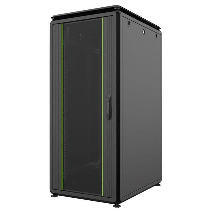 RDL26U88BL Lanview by Logon 19'' 26U Rack Cabinet 800 x 800mm Data Line RDL26U88BL