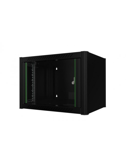 RWM06U45BL Lanview by Logon 19'' Rack Cabinet 6U 60 x 45 Wallmount RWM06U45BL