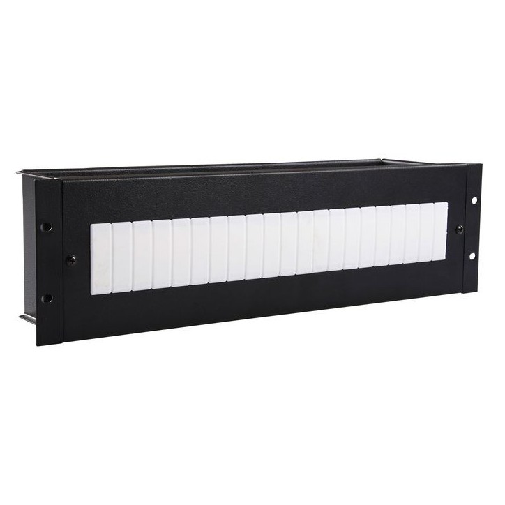 RAX630BL Lanview by Logon 3U 19" ELECTRICAL/DIN RAIL MODULE - BLACK RAX630BL