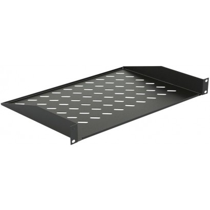 RAS203BL Lanview by Logon 1U 19" D300mm RACK MOUNT SHELF BLACK RAS203BL