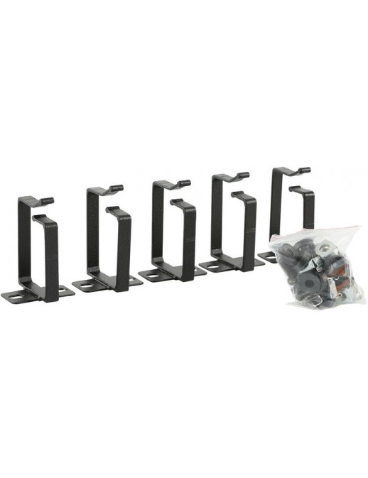 RAO120BL RAO120BL Lanview by Logon CABLE ORGANIZER HOOK SET, ALUMINUM 44x60mm, 5 PCS 19-11, RAO120BL
