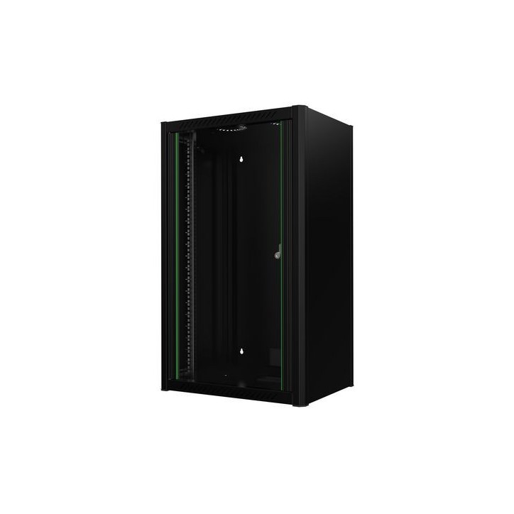 RWM20U45BL Lanview by Logon 19'' Rack Cabinet 20U 60 x 45 Wallmount RWM20U45BL