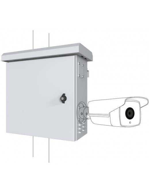 RCCTV006 RCCTV006 Lanview by Logon Mini Classic Pole Mounted CCTV Cabinet For 4 cameras RCCTV006