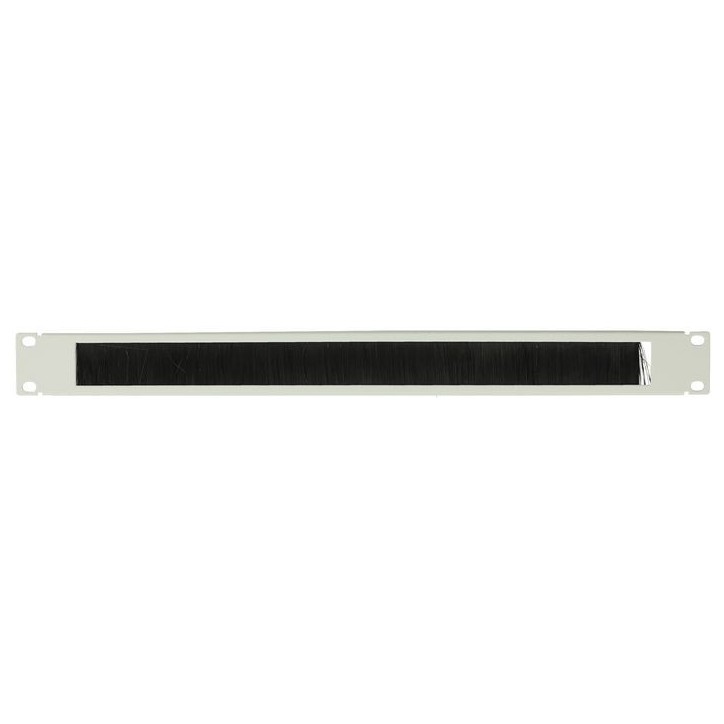 RAO200WH Lanview by Logon 1U 19" SIMPLE TYPE, BRUSHED CABLE ORGANIZER PANEL RAO200WH