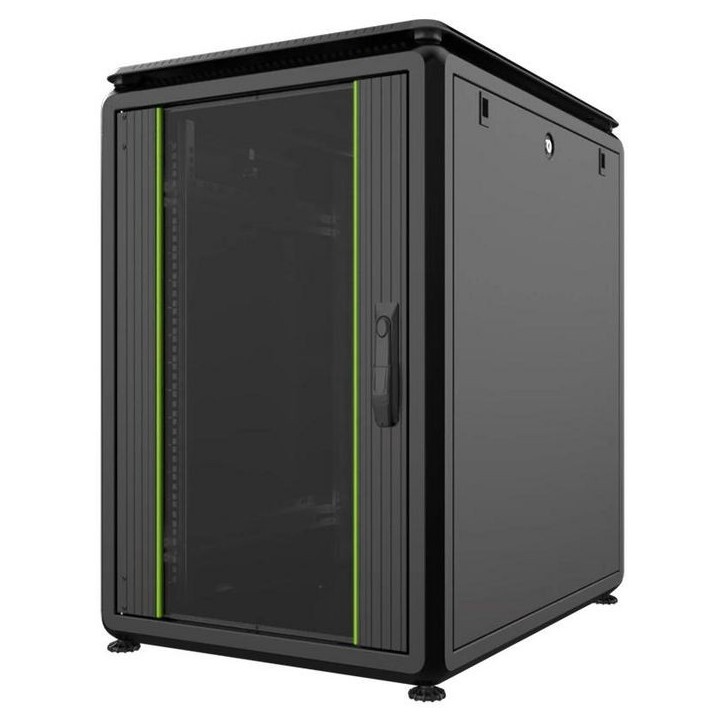 RDL16U61BL Lanview by Logon 19'' 16U Rack Cabinet 600 x 1000mm Data Line RDL16U61BL