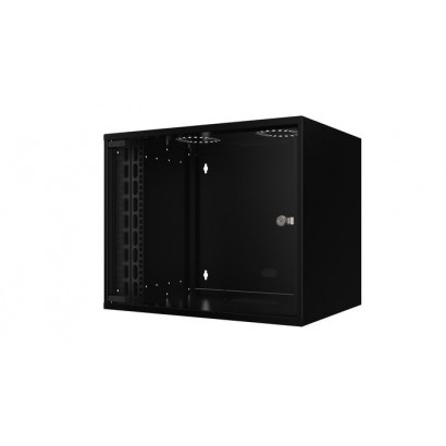 RUM09U40MNBL Lanview by Logon 19'' Rack Cabinet 9U 53 x 40 SOHO Wallmount Unmounted RUM09U40MNBL