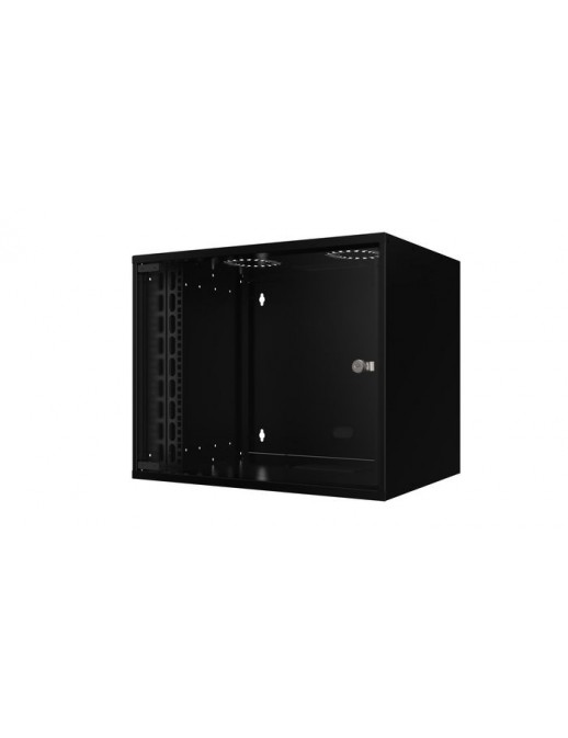 RUM09U40MNBL Lanview by Logon 19'' Rack Cabinet 9U 53 x 40 SOHO Wallmount Unmounted RUM09U40MNBL