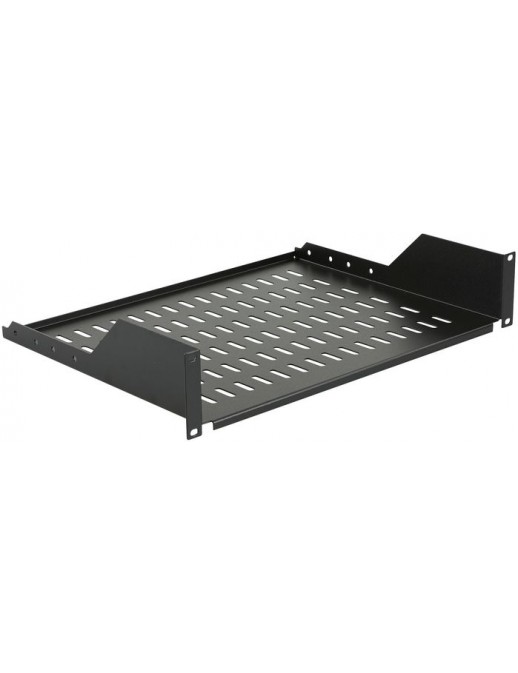 RAS210BL Lanview by Logon 2U 19" D350mm RACK MOUNT SHELF BLACK RAS210BL