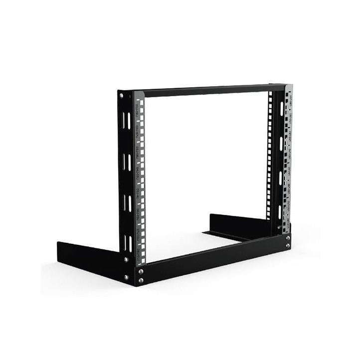 LVR06U63BL Lanview by Logon 19'' 6U Open Frame Rack Wall Mount