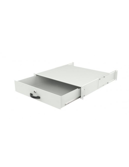 RAD105WH Lanview by Logon 2U 19" KEYBOARD, GENERAL USE, LOCKABLE DRAWER MODULE WHITE RAD105WH