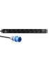 LVR-3MIEC-LIC-SCH8 LVR-3MIEC-LIC-SCH8 Lanview 19'' rack mount power strip, 3m, 16A with 8 x Schuko type F socket