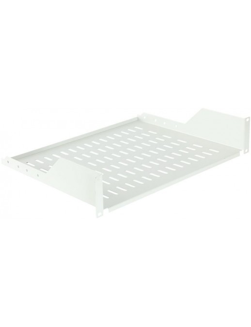 RAS210WH Lanview by Logon 2U 19" D350mm RACK MOUNT SHELF WHITE RAS210WH