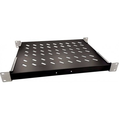 RAS100BL RAS100BL Lanview by Logon 1U 19" D600MM FIXED SHELF BLACK RAS100BL