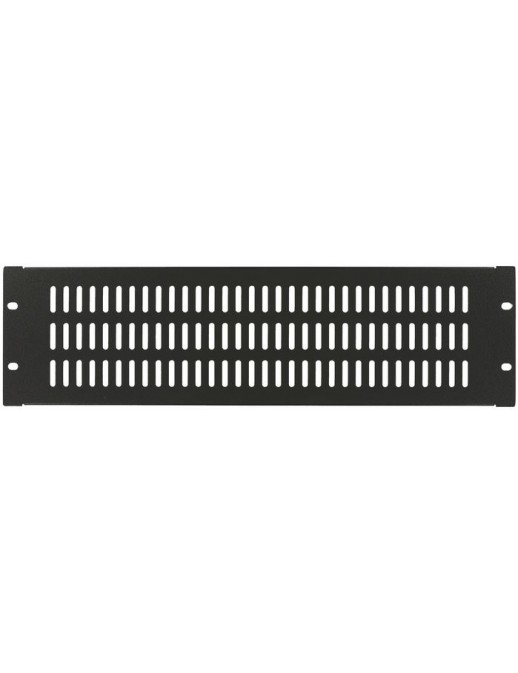 RAB210BL Lanview by Logon 3U 19" SCREW TYPE, VENTED BLANK PANEL BLACK RAB210BL