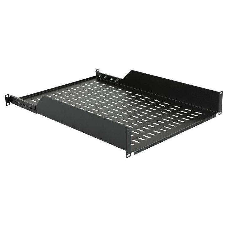 RAS415BL Lanview by Logon 2U 19" FRONT, 1U 19" REAR CONNECTED D650mm SHELF RAS415BL