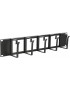 RAO115BL RAO115BL Lanview by Logon 2U 19" CABLE ORGANIZER PANEL WITH CABLE ENTRY HOLE RAO115BL
