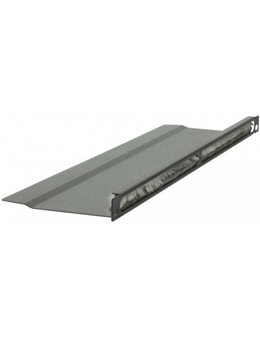 RAO215BL RAO215BL Lanview by Logon 1/2U 19" L BENT, BRUSHED CABLE ORGANIZER PANEL BLACK RAO215BL