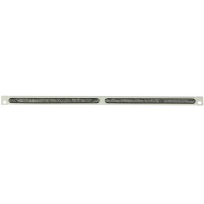 RAO215WH Lanview by Logon 1/2U 19" L BENT, BRUSHED CABLE ORGANIZER PANEL WHITE RAO215WH