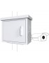 RCCTV002 RCCTV002 Lanview by Logon Midi Radius Pole Mounted CCTV Cabinet For 4 cameras RCCTV002