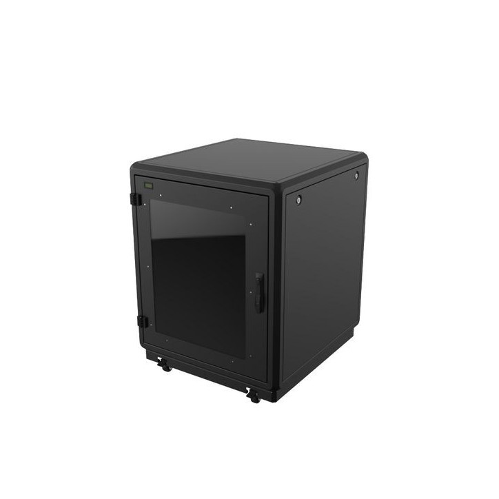 RDLAK12U751BL Lanview by Logon 19'' 12U Rack Cabinet 750 x 1000mm Soundproof RDLAK12U751BL