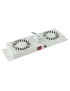 RAF115WH-UK RAF115WH-UK Lanview by Logon 2 FANS, ANALOG THERMOSTAT CONTROL FAN MODULE BUILT-IN UK Plug RAF115WH