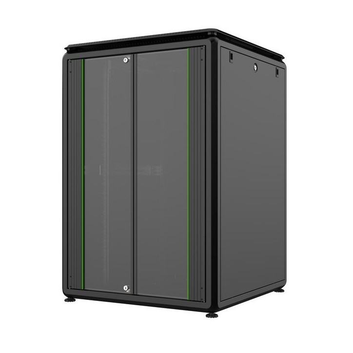 RDL22U88BL Lanview by Logon 19'' 22U Rack Cabinet 800 x 800mm Data Line RDL22U88BL