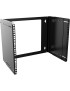 RAR215BL RAR215BL Lanview by Logon 19'' 8U Adjustable Depth Open Frame Rack Wall Mount RAR215BL