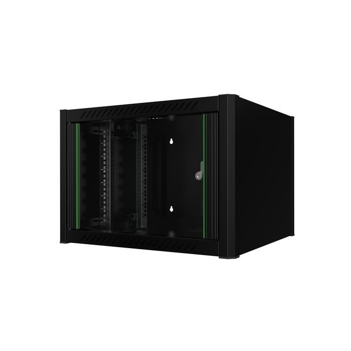 RWM07U56BL Lanview by Logon 19'' Rack Cabinet 7U 60 x 56 Wallmount RWM07U56BL